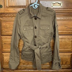 J.Crew Cotton Tie-Waist Utility Jacket